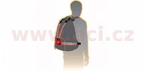 světelný pás Commuter X4 s LED světlem pro aktivní ochranu, OXFORD - Anglie (na tělo nebo  na batoh)